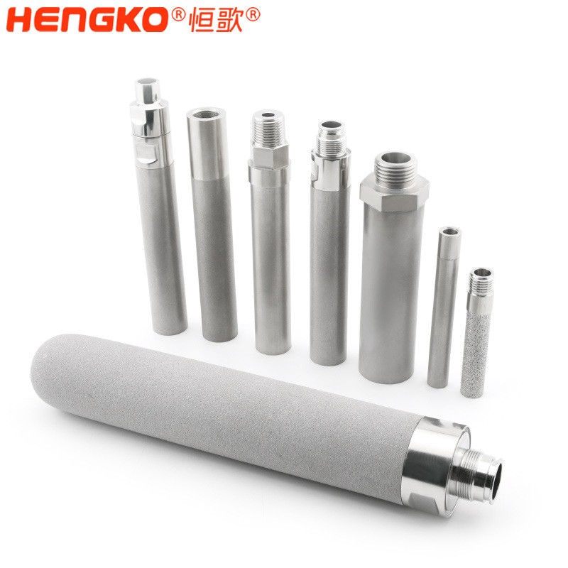 不銹鋼螺紋粉末燒結濾芯微米級高精度316